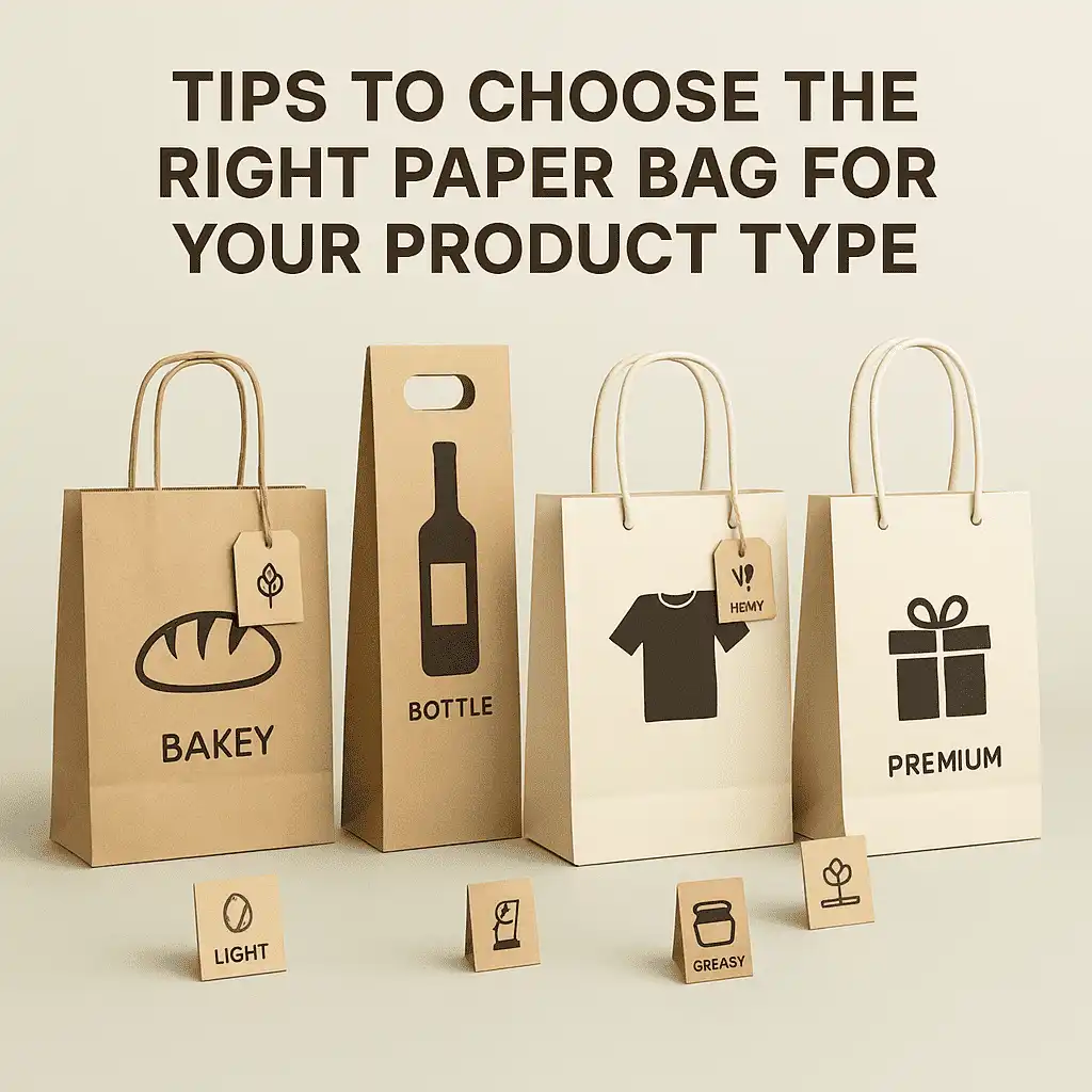 Tips to Choose the Right Paper Bag for Your Product Type